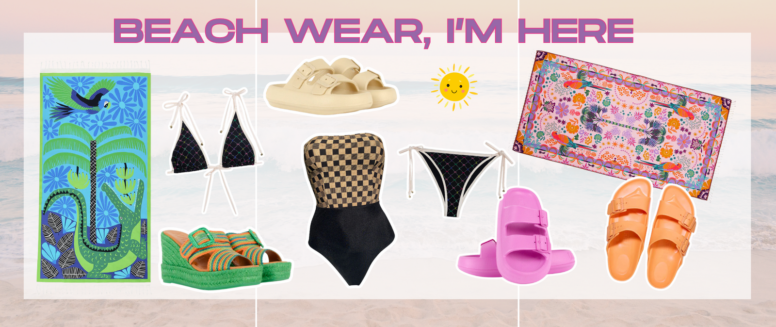 Le meilleur du beach wear est chez Pop !