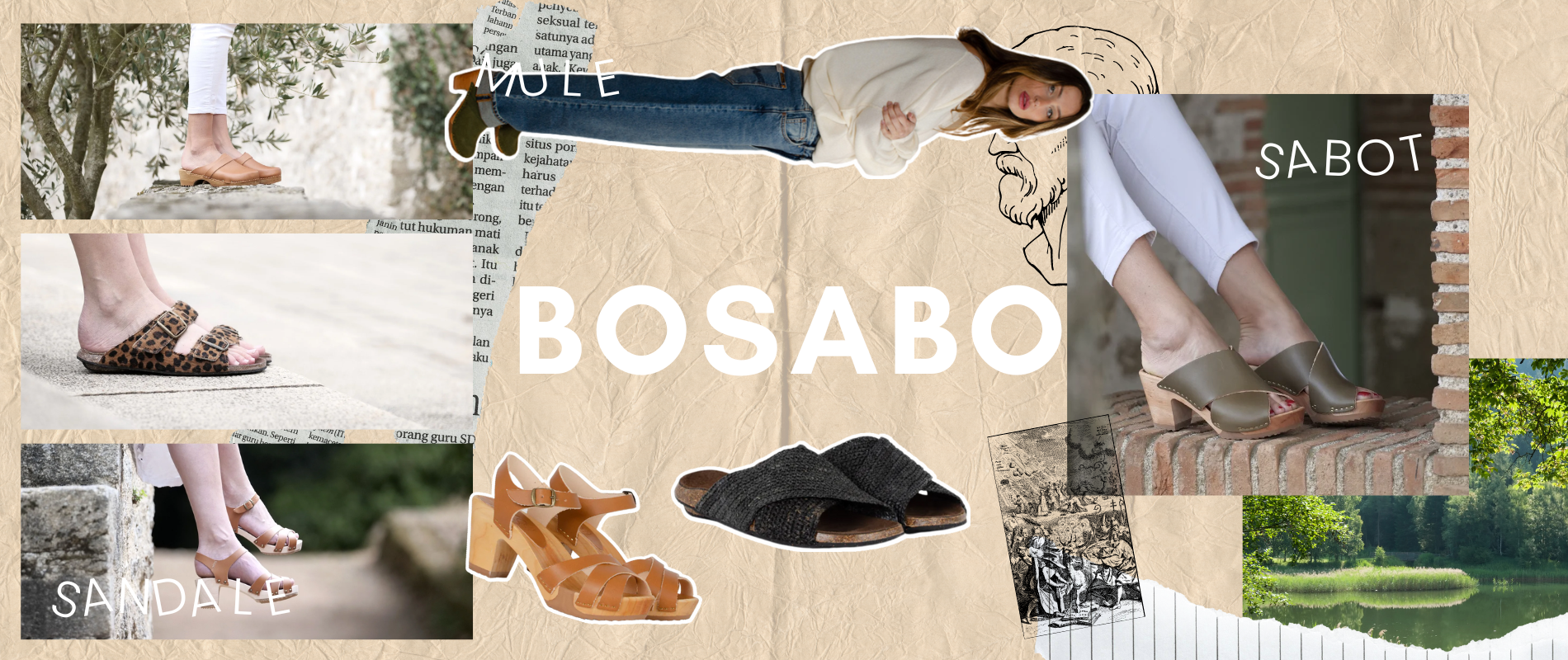 Les sandales Bosabo : l'artisanat lié à l'élégance française