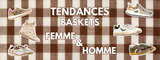 Baskets femme et homme : les tendances baskets