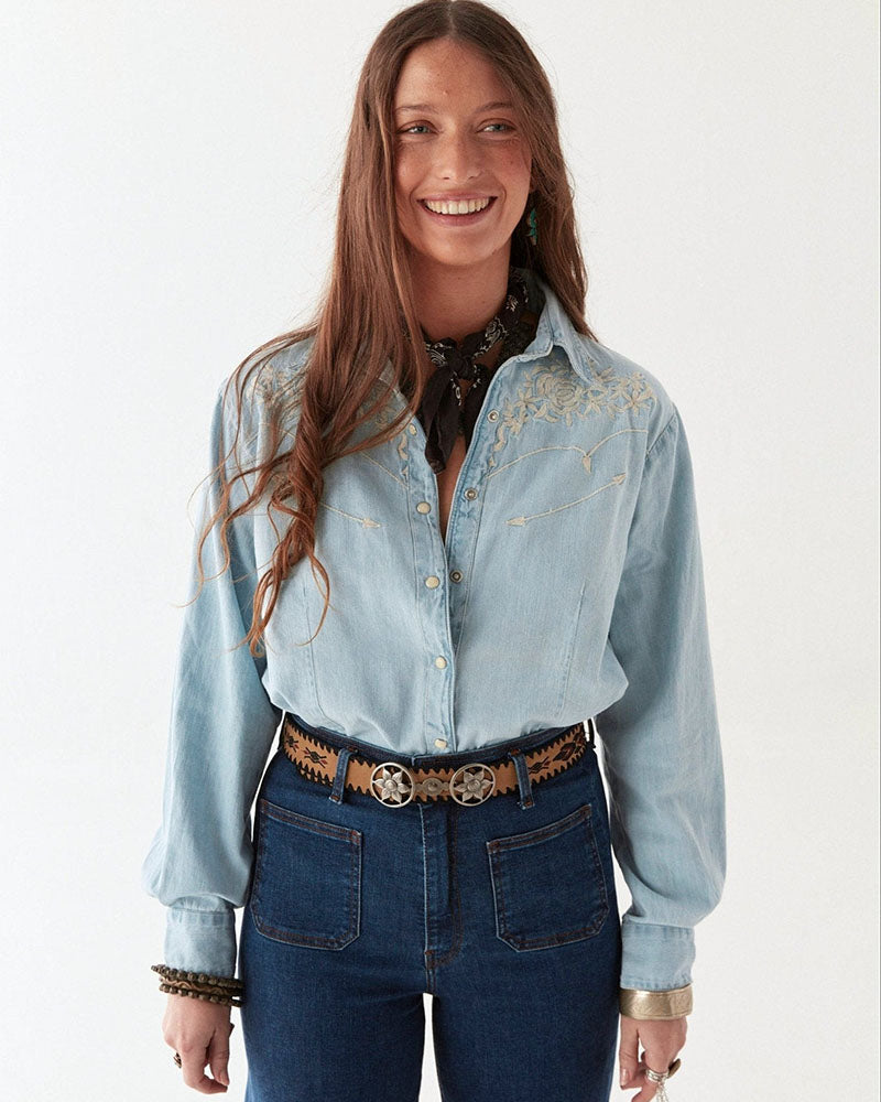 Chemise jean maison hotel