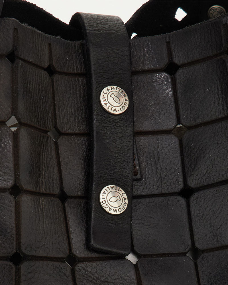 Cabas cuir carre campomaggi