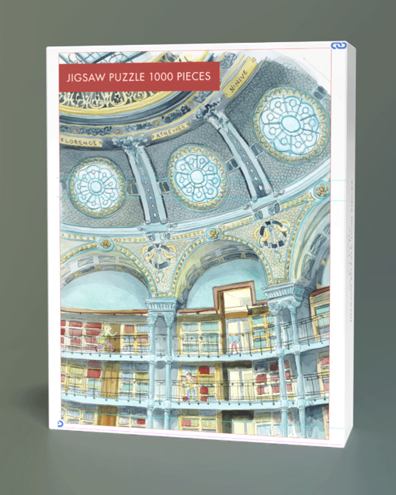 Puzzle perdu dans les livres image republic