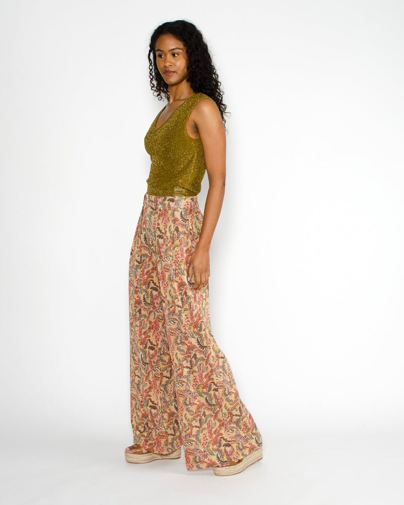 Pantalon print momoni