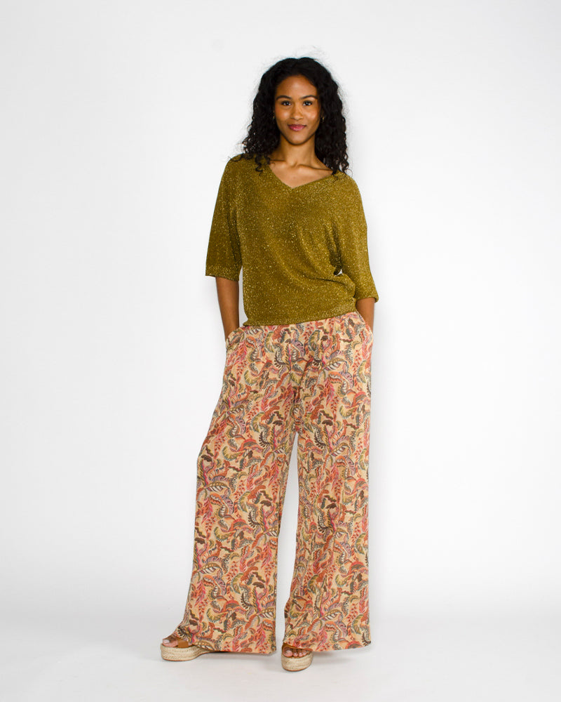 Pantalon print momoni