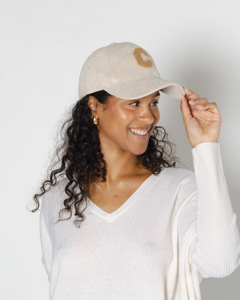 Casquette velours pop philosophy