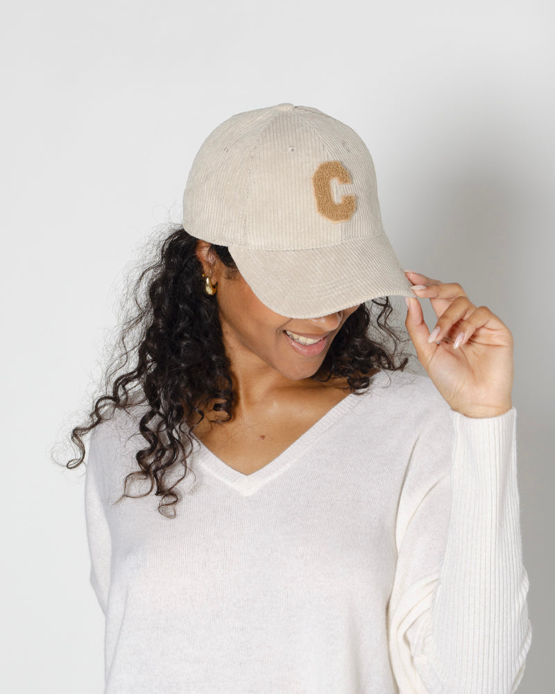 Casquette velours pop philosophy