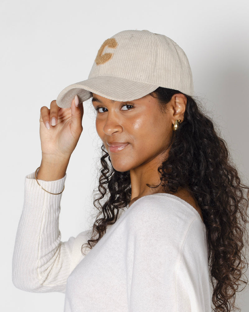 Casquette velours pop philosophy