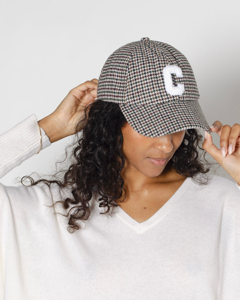 Casquette pied de poule pop philosophy