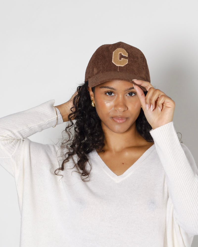 Casquette velours pop philosophy