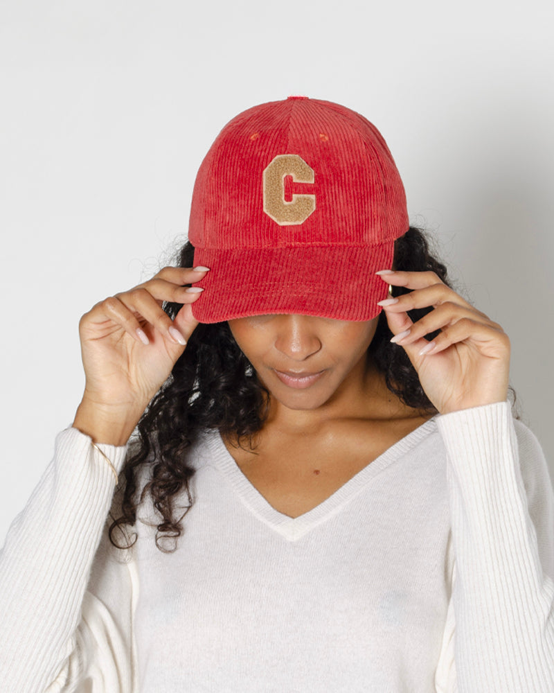 Casquette velours pop philosophy