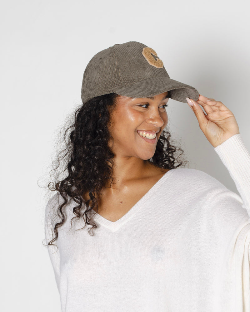 Casquette velours pop philosophy