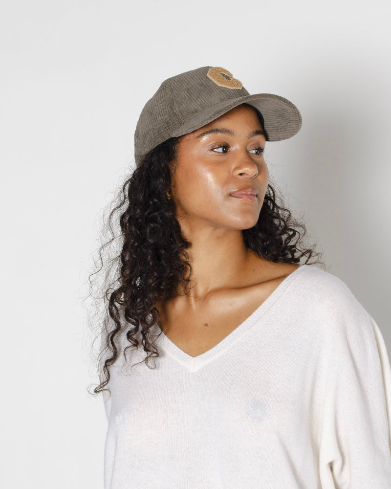 Casquette velours pop philosophy