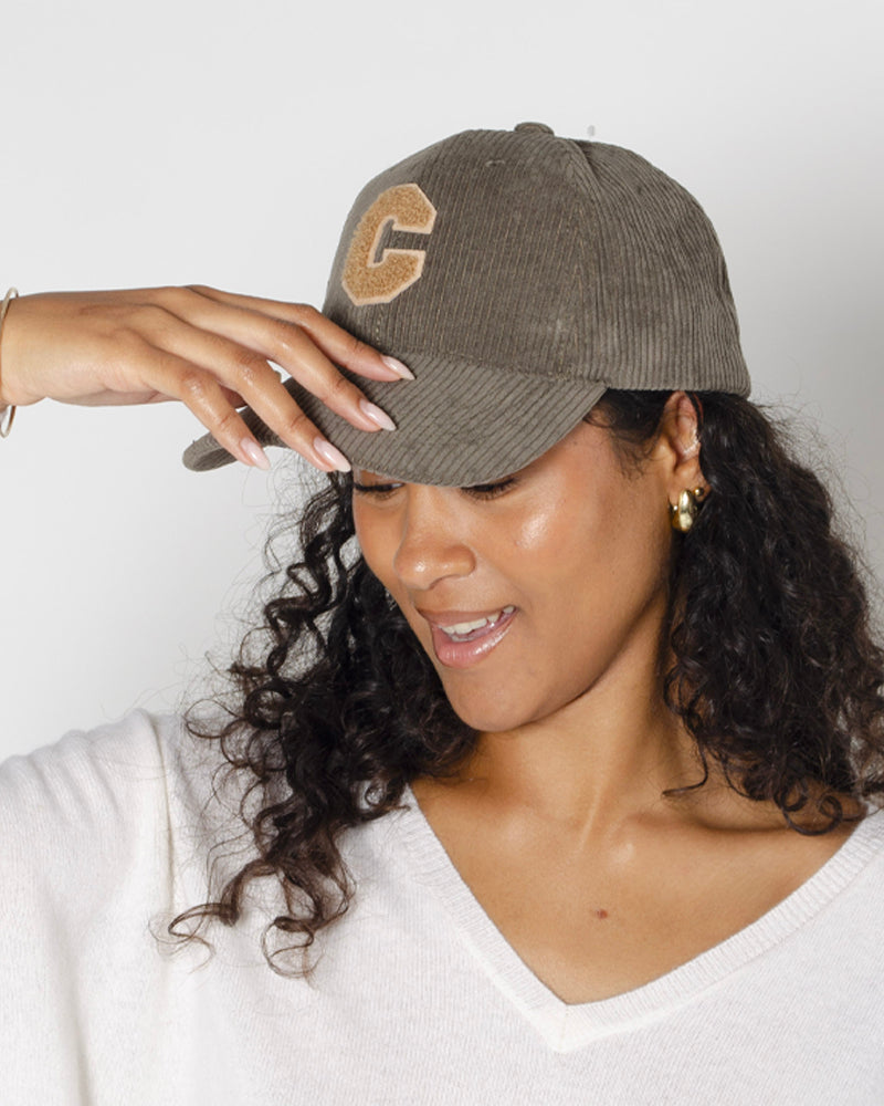 Casquette velours pop philosophy