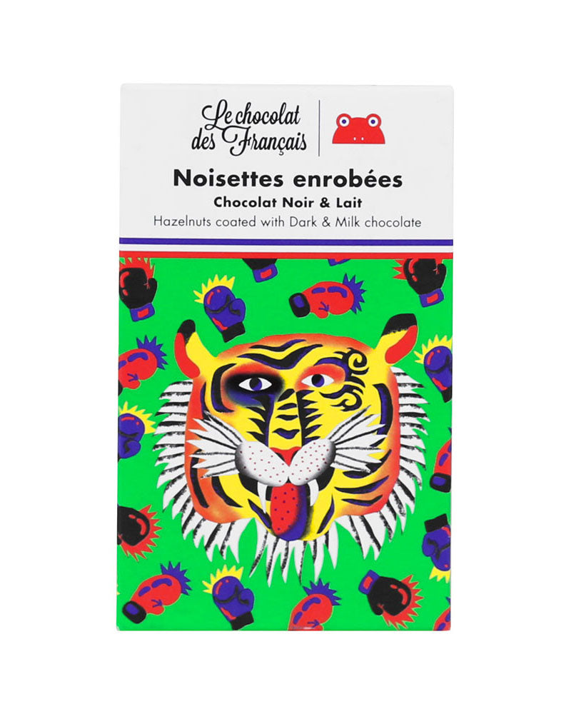 Noisettes enrobees le chocolat des francais