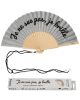 Eventail je ne sue pas je brille fisura