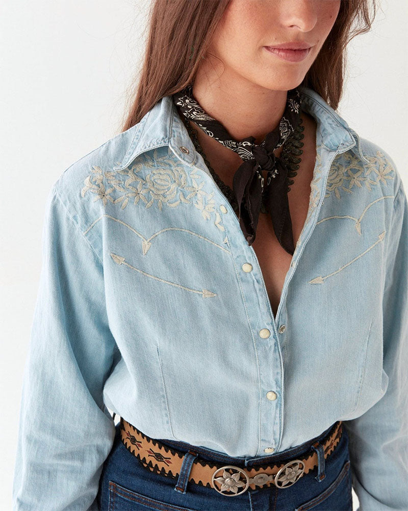 Chemise jean maison hotel