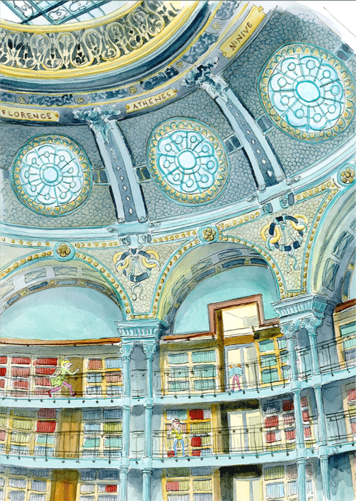 Puzzle perdu dans les livres image republic
