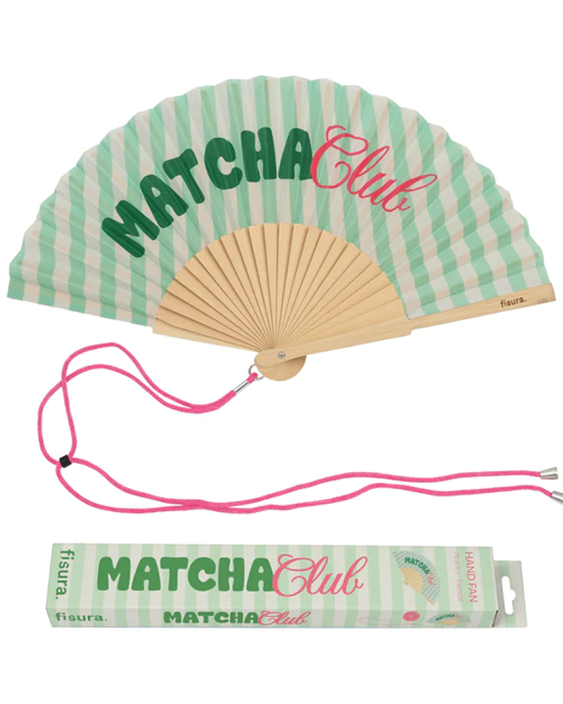 Eventail matcha club fisura