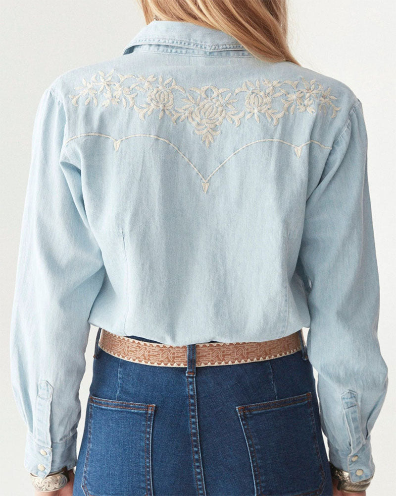 Chemise jean maison hotel