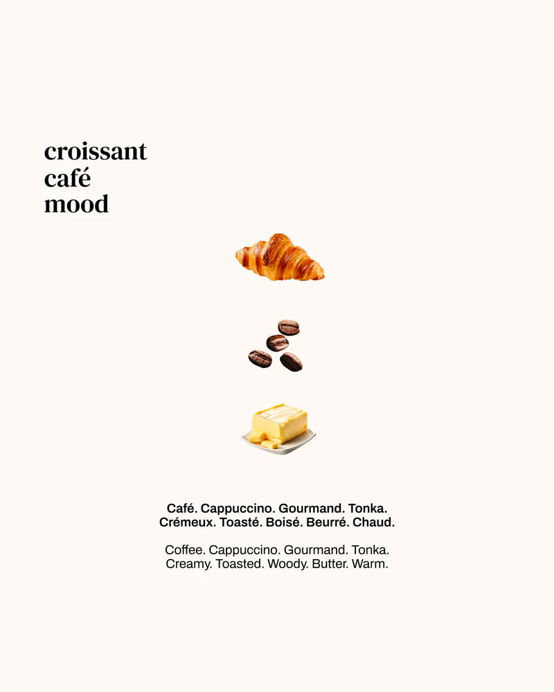 Parfum croissant cafe