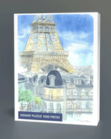 Puzzle a l'ombre de la tour eiffel image republic