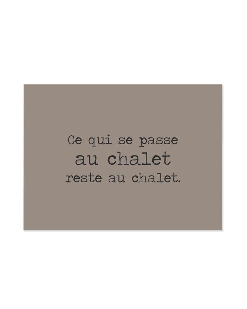 Set de table ce qui se passe podevache