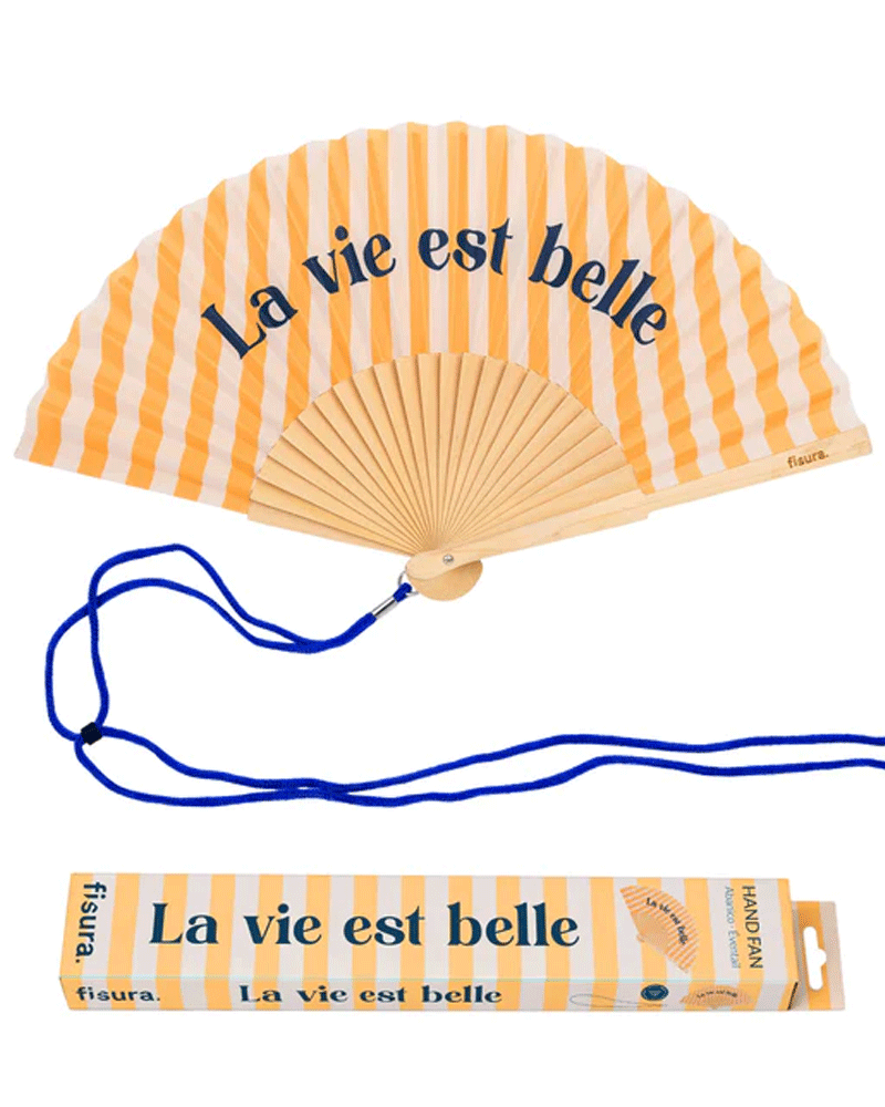 Eventail la vie est belle fisura