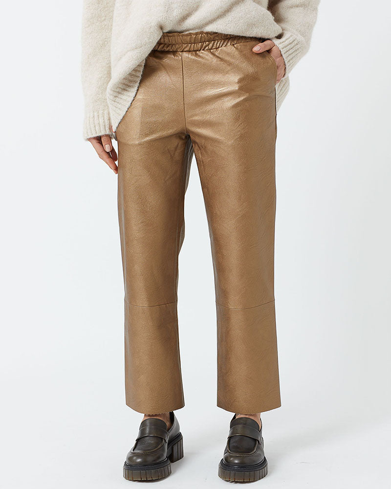 Pantalon cuir vegan maevy concept