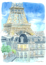 Puzzle a l'ombre de la tour eiffel image republic