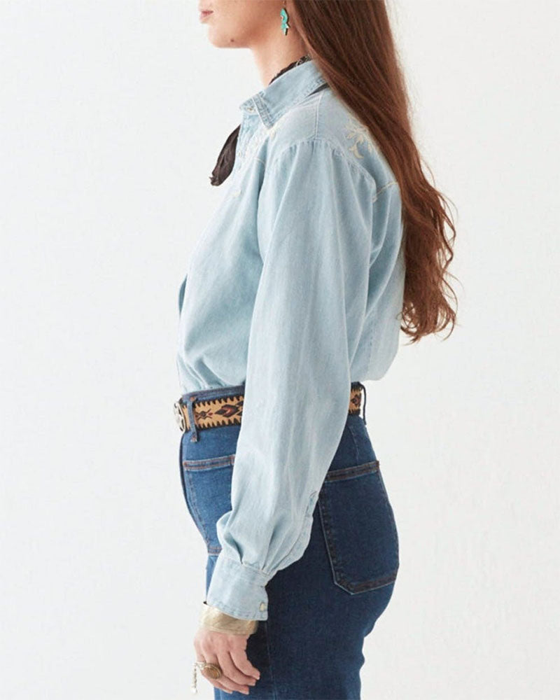 Chemise jean maison hotel