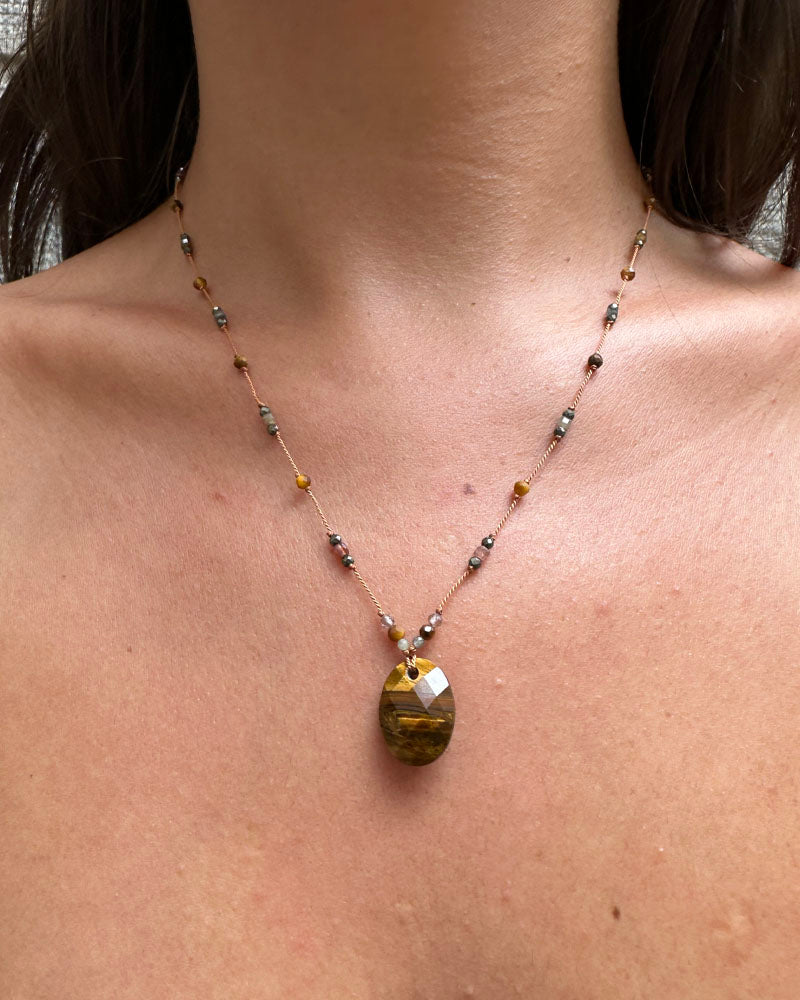 Collier paline de papioka