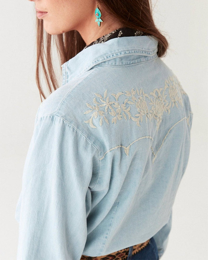 Chemise jean maison hotel