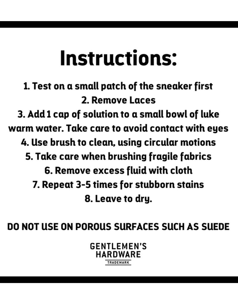 Kit sneakers gentlemens hardware