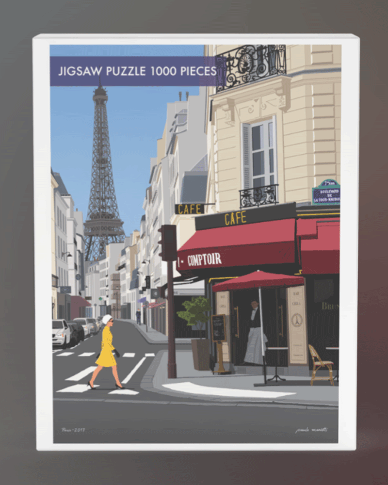 Puzzle paris image republic