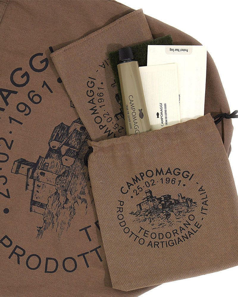 Cabas cuir carre campomaggi