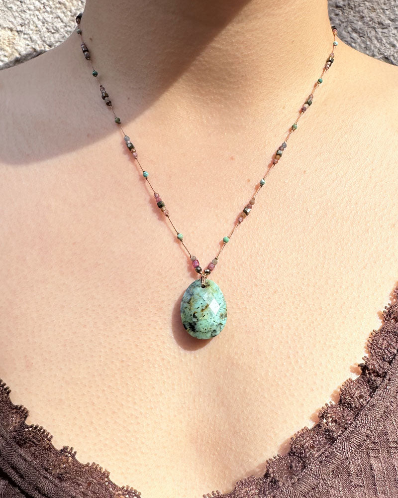 Collier paline de papioka