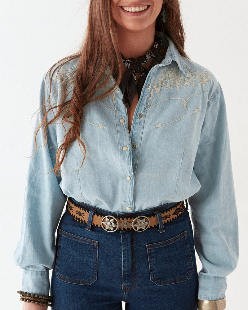Chemise jean maison hotel