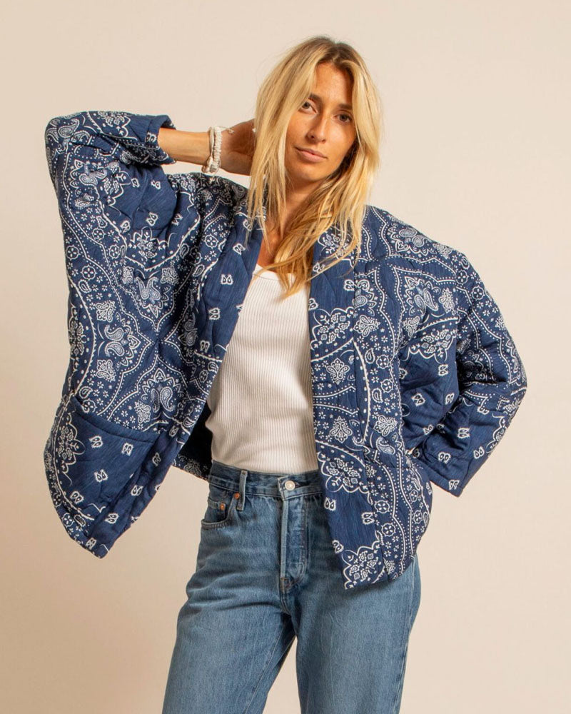 Veste matelassee bandana