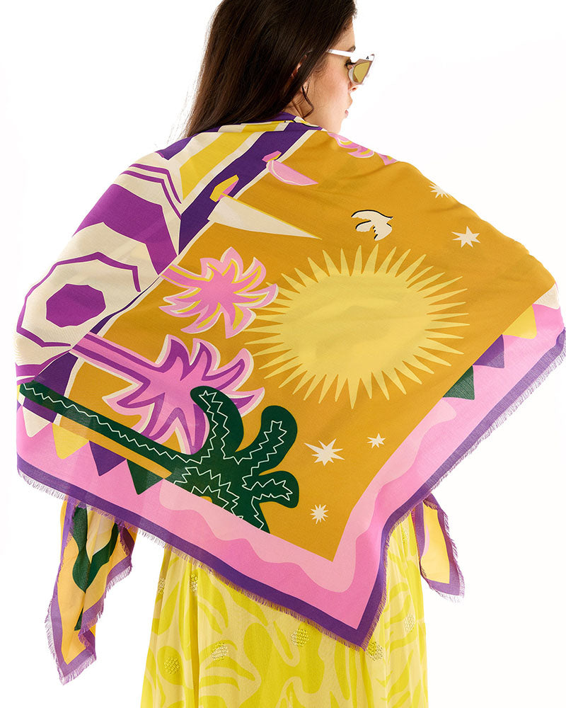 Foulard big 130x130 wild by amenapih