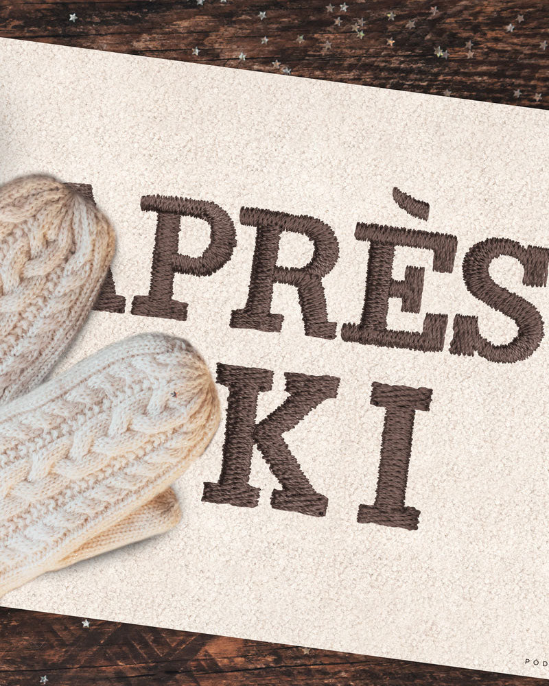 Set de table apres ski podevache