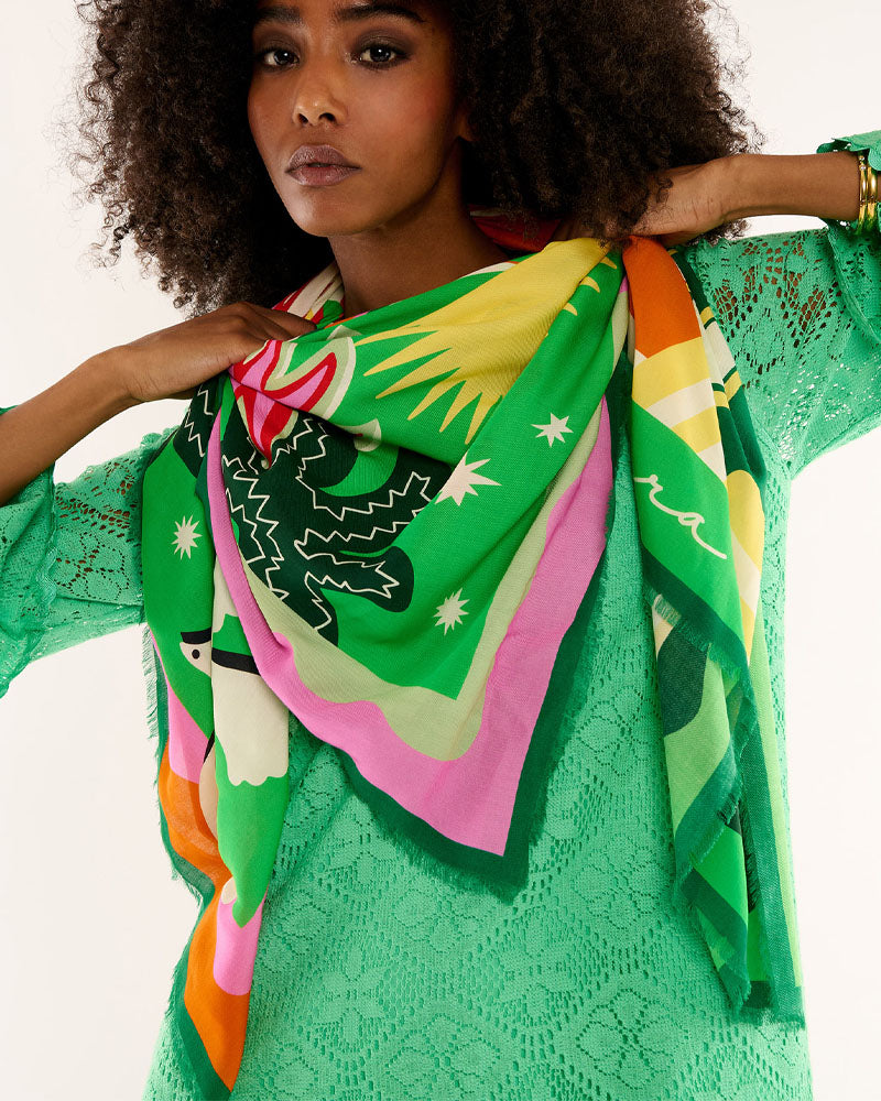 Foulard big 130x130 wild by amenapih