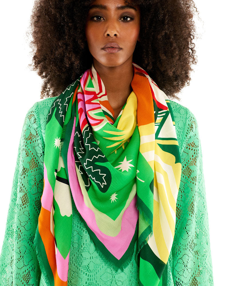 Foulard big 130x130 wild by amenapih