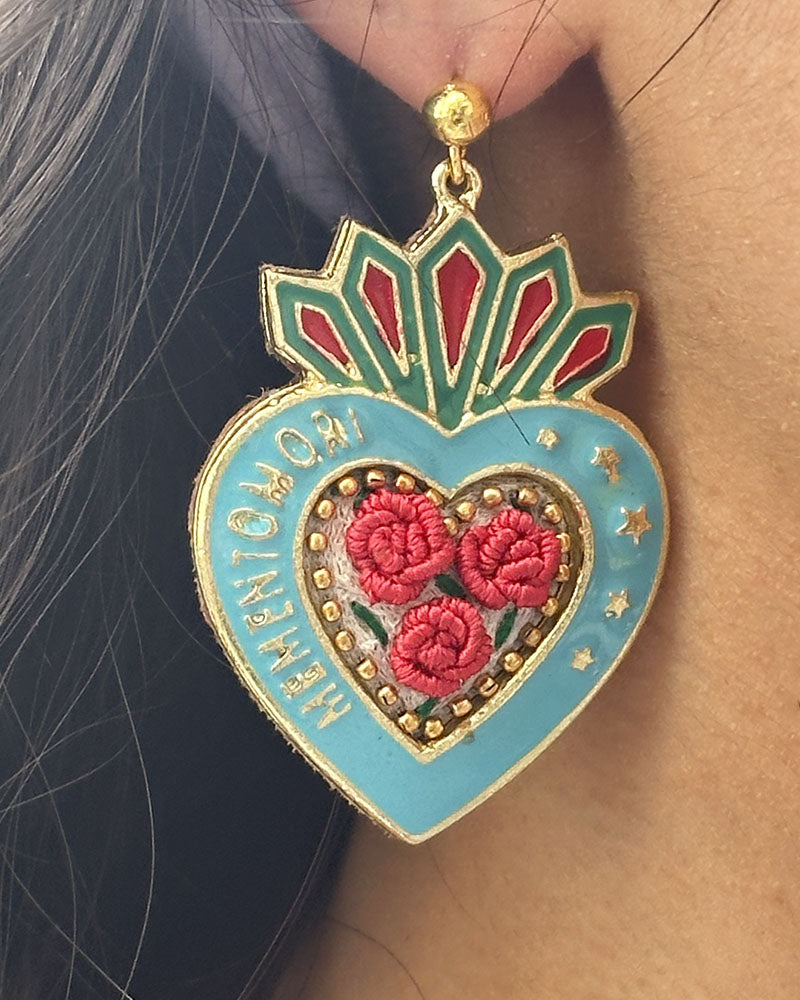 Boucles d'oreilles nahua