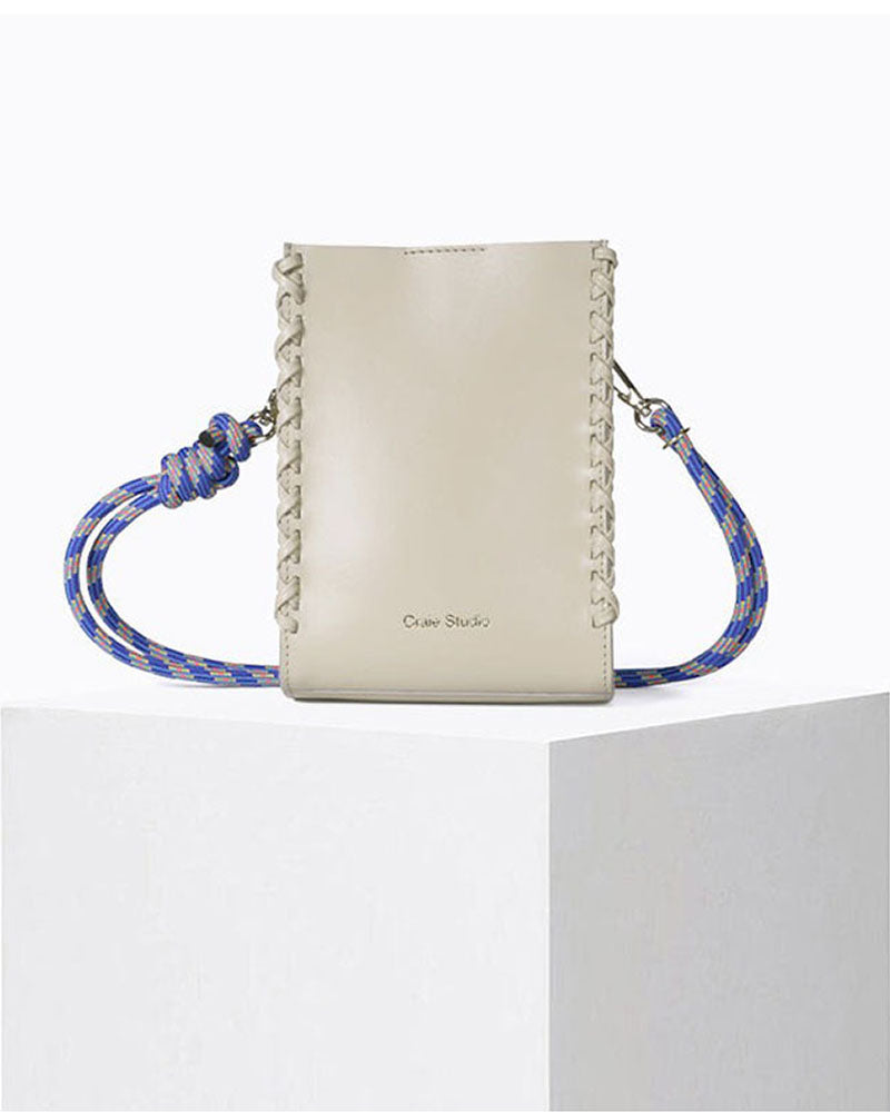 Bandouliere rayee craie