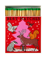 Boite allumettes woodland christmas