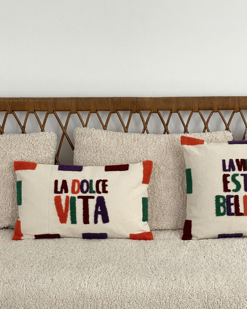 Coussin dolce vita 30x50 opjet