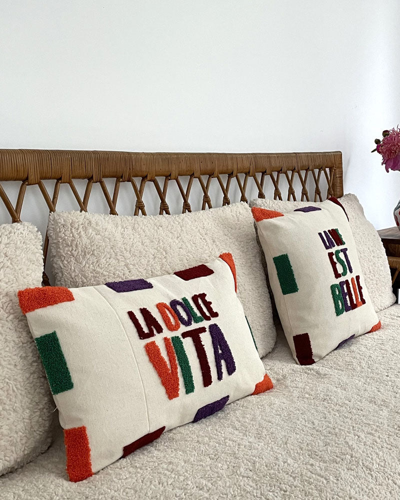 Coussin dolce vita 30x50 opjet