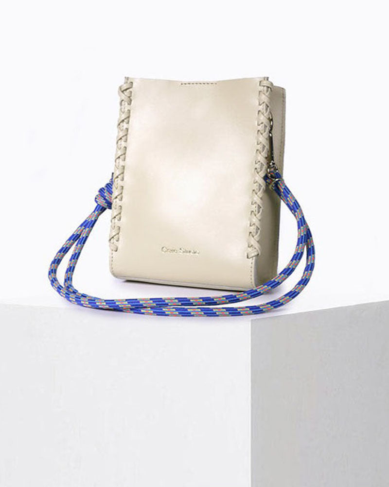 Bandouliere rayee craie