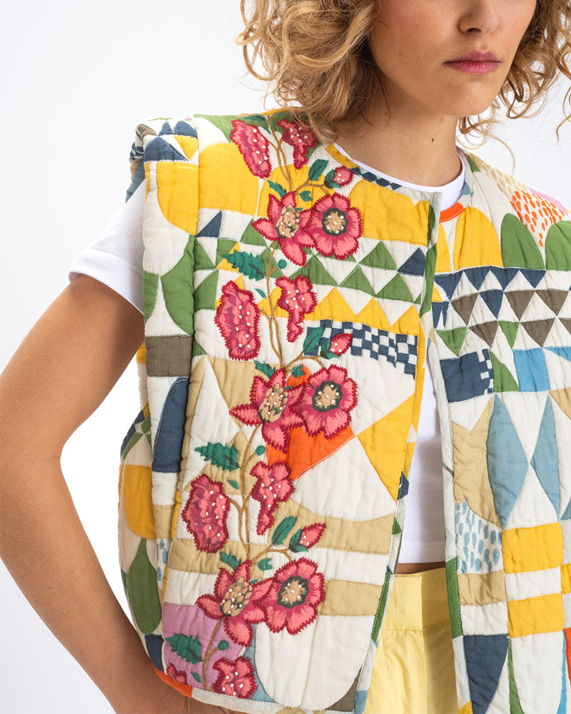 Bolero matelassee v de vinster