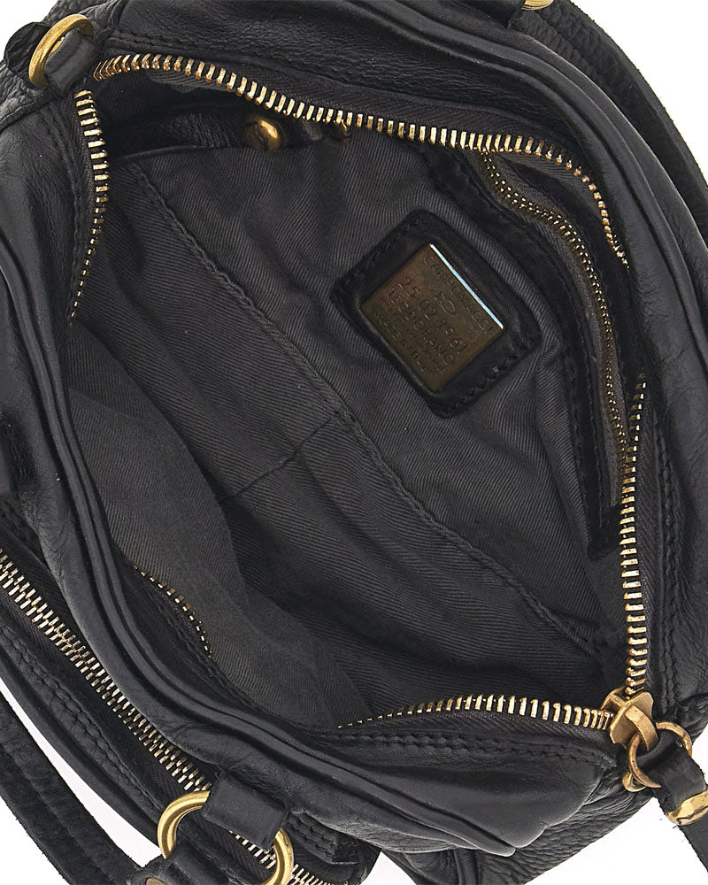 Sac carre anse tissu campomaggi